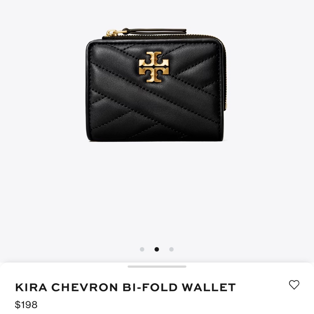 Tory Burch Kira Chevron Bi-Fold Wallet